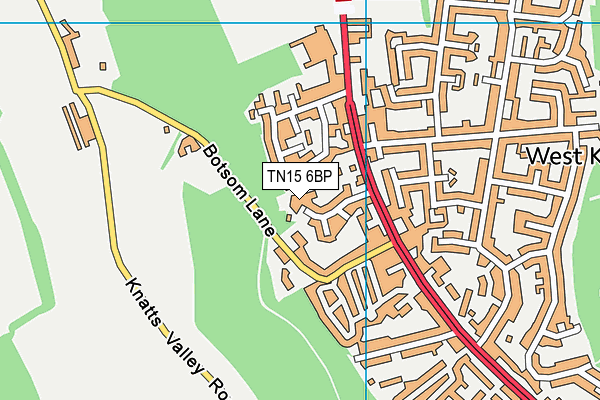 TN15 6BP map - OS VectorMap District (Ordnance Survey) TN15 6BP map - OS VectorMap District (Ordnance Survey)