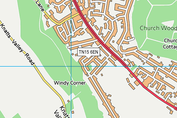 TN15 6EN map - OS VectorMap District (Ordnance Survey) TN15 6EN map - OS VectorMap District (Ordnance Survey)