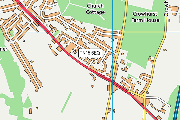 TN15 6EQ map - OS VectorMap District (Ordnance Survey) TN15 6EQ map - OS VectorMap District (Ordnance Survey)