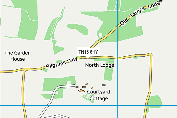 TN15 6HY map - OS VectorMap District (Ordnance Survey) TN15 6HY map - OS VectorMap District (Ordnance Survey)