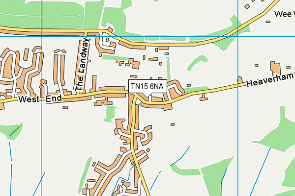 TN15 6NA map - OS VectorMap District (Ordnance Survey) TN15 6NA map - OS VectorMap District (Ordnance Survey)