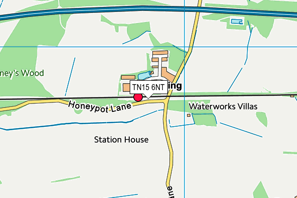TN15 6NT map - OS VectorMap District (Ordnance Survey) TN15 6NT map - OS VectorMap District (Ordnance Survey)