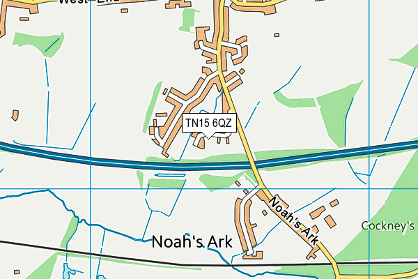 TN15 6QZ map - OS VectorMap District (Ordnance Survey) TN15 6QZ map - OS VectorMap District (Ordnance Survey)