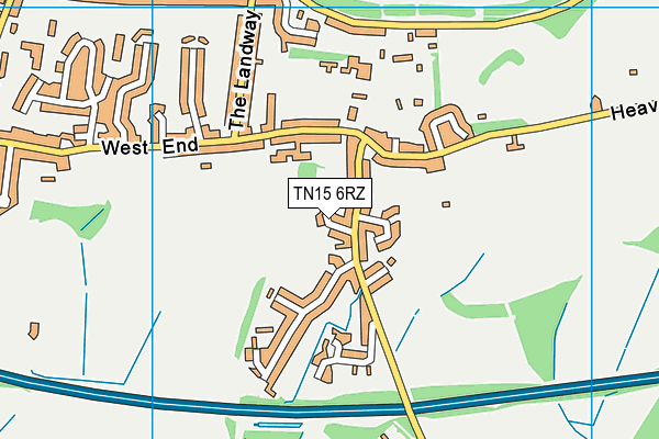 TN15 6RZ map - OS VectorMap District (Ordnance Survey) TN15 6RZ map - OS VectorMap District (Ordnance Survey)