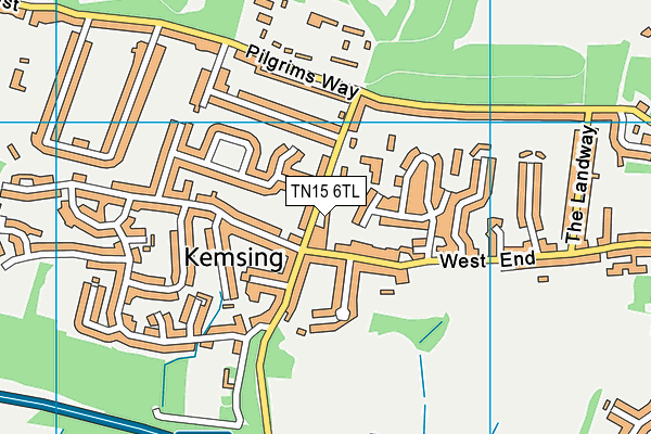 TN15 6TL map - OS VectorMap District (Ordnance Survey) TN15 6TL map - OS VectorMap District (Ordnance Survey)