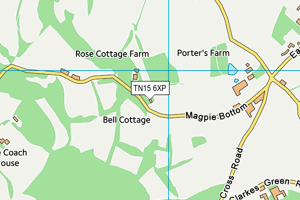 TN15 6XP map - OS VectorMap District (Ordnance Survey) TN15 6XP map - OS VectorMap District (Ordnance Survey)