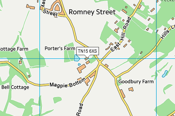 TN15 6XS map - OS VectorMap District (Ordnance Survey) TN15 6XS map - OS VectorMap District (Ordnance Survey)