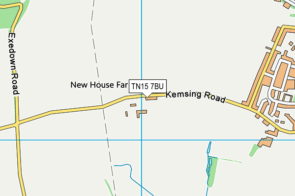 TN15 7BU map - OS VectorMap District (Ordnance Survey) TN15 7BU map - OS VectorMap District (Ordnance Survey)