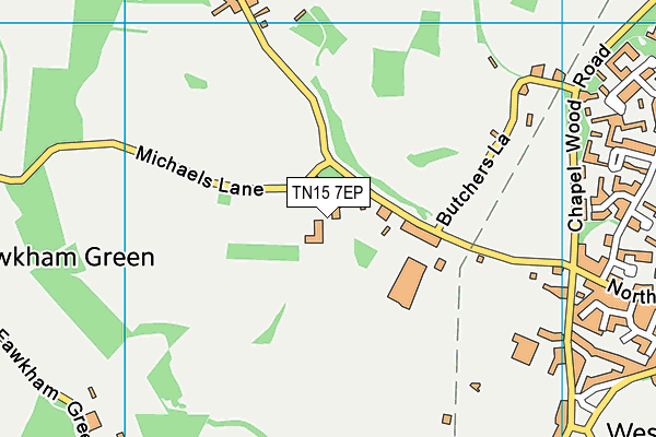 TN15 7EP map - OS VectorMap District (Ordnance Survey) TN15 7EP map - OS VectorMap District (Ordnance Survey)