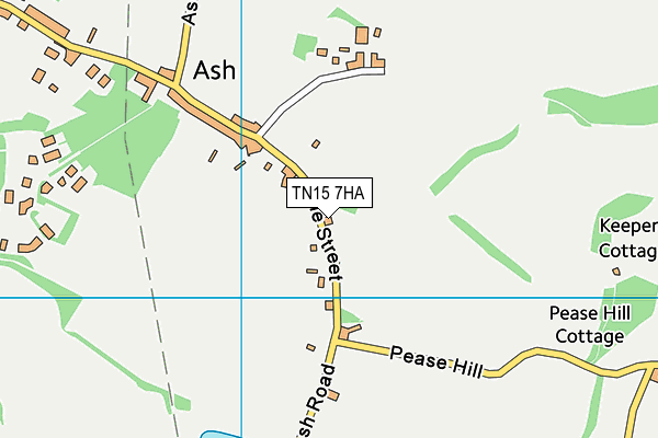 TN15 7HA map - OS VectorMap District (Ordnance Survey) TN15 7HA map - OS VectorMap District (Ordnance Survey)