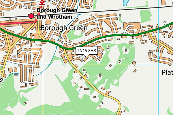 TN15 8HS map - OS VectorMap District (Ordnance Survey) TN15 8HS map - OS VectorMap District (Ordnance Survey)