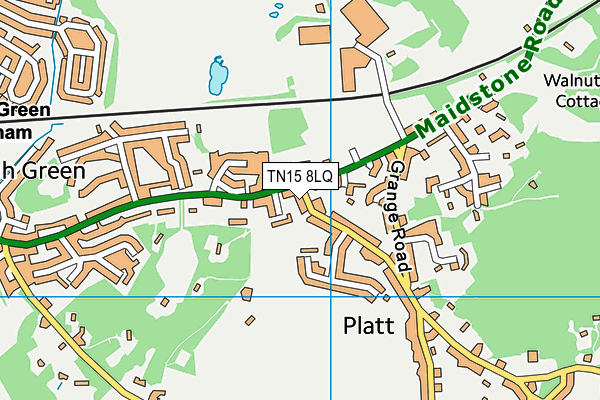 TN15 8LQ map - OS VectorMap District (Ordnance Survey) TN15 8LQ map - OS VectorMap District (Ordnance Survey)