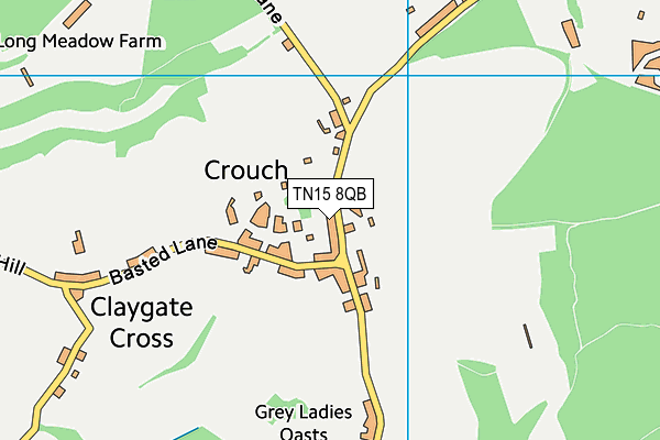 TN15 8QB map - OS VectorMap District (Ordnance Survey) TN15 8QB map - OS VectorMap District (Ordnance Survey)