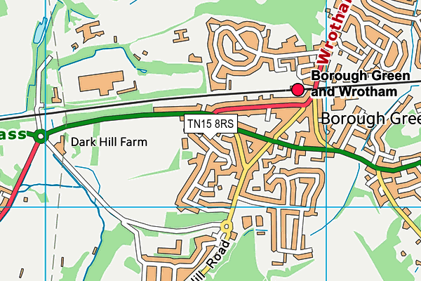 TN15 8RS map - OS VectorMap District (Ordnance Survey)