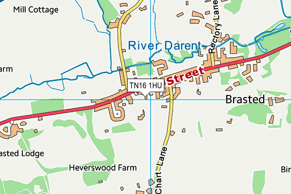TN16 1HU map - OS VectorMap District (Ordnance Survey) TN16 1HU map - OS VectorMap District (Ordnance Survey)