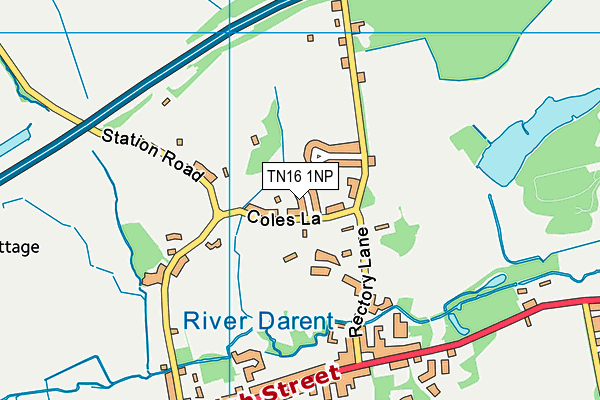TN16 1NP map - OS VectorMap District (Ordnance Survey) TN16 1NP map - OS VectorMap District (Ordnance Survey)