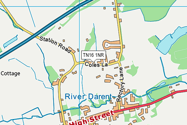 TN16 1NR map - OS VectorMap District (Ordnance Survey) TN16 1NR map - OS VectorMap District (Ordnance Survey)