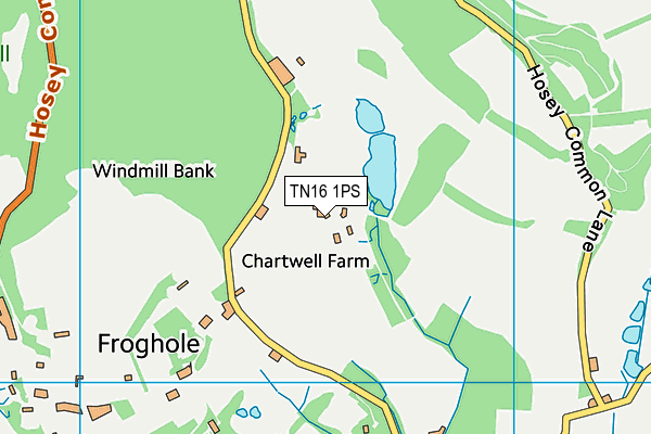 TN16 1PS map - OS VectorMap District (Ordnance Survey) TN16 1PS map - OS VectorMap District (Ordnance Survey)