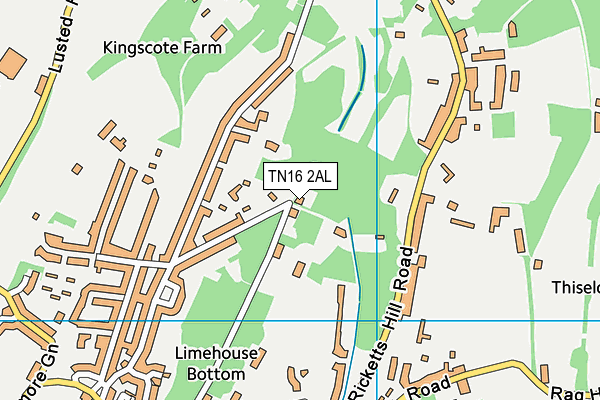 TN16 2AL map - OS VectorMap District (Ordnance Survey) TN16 2AL map - OS VectorMap District (Ordnance Survey)