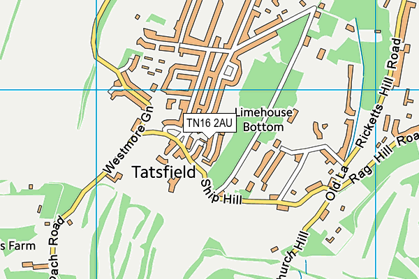 TN16 2AU map - OS VectorMap District (Ordnance Survey) TN16 2AU map - OS VectorMap District (Ordnance Survey)