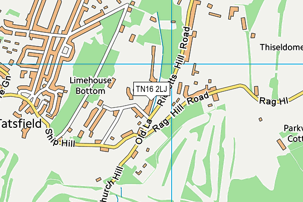 TN16 2LJ map - OS VectorMap District (Ordnance Survey) TN16 2LJ map - OS VectorMap District (Ordnance Survey)