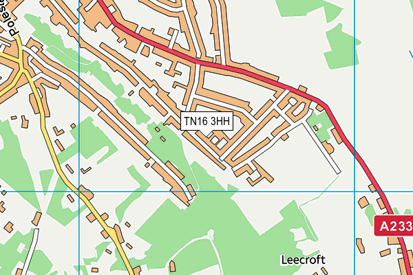 TN16 3HH map - OS VectorMap District (Ordnance Survey) TN16 3HH map - OS VectorMap District (Ordnance Survey)