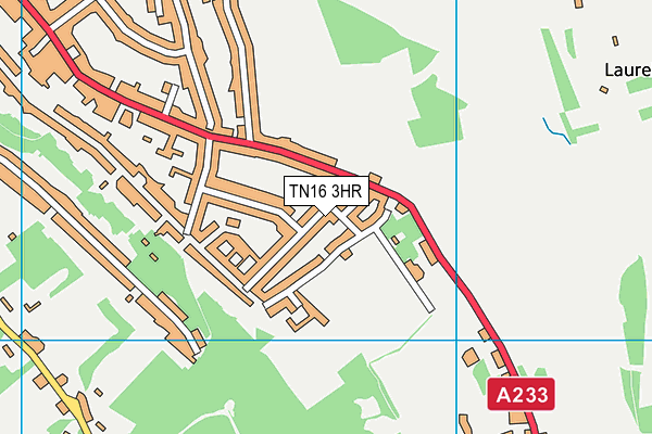 TN16 3HR map - OS VectorMap District (Ordnance Survey) TN16 3HR map - OS VectorMap District (Ordnance Survey)