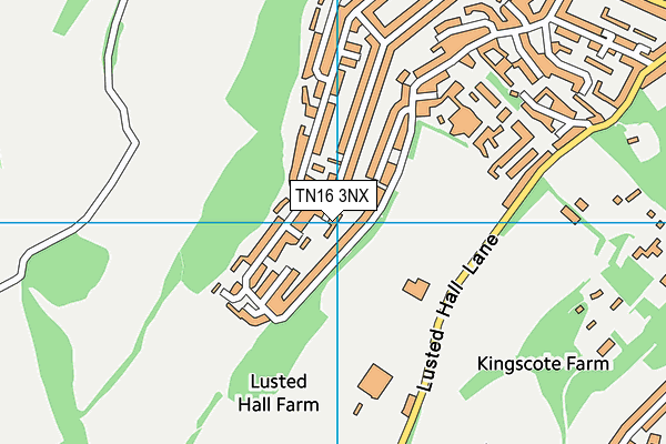 TN16 3NX map - OS VectorMap District (Ordnance Survey) TN16 3NX map - OS VectorMap District (Ordnance Survey)