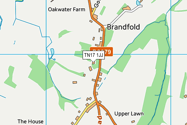 TN17 1JJ map - OS VectorMap District (Ordnance Survey) TN17 1JJ map - OS VectorMap District (Ordnance Survey)