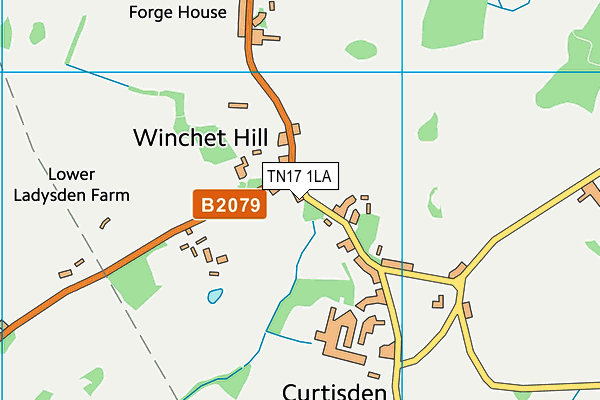 TN17 1LA map - OS VectorMap District (Ordnance Survey) TN17 1LA map - OS VectorMap District (Ordnance Survey)