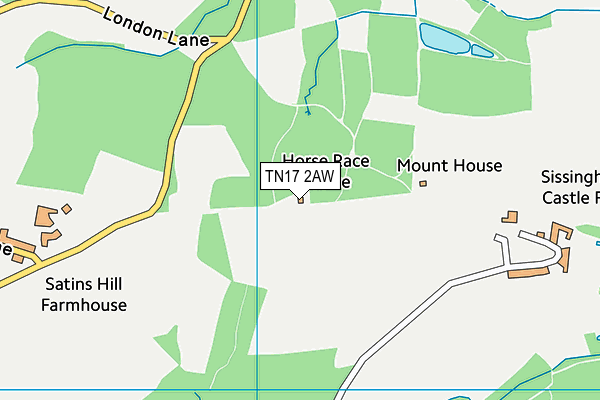 TN17 2AW map - OS VectorMap District (Ordnance Survey) TN17 2AW map - OS VectorMap District (Ordnance Survey)
