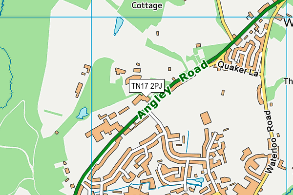 TN17 2PJ map - OS VectorMap District (Ordnance Survey) TN17 2PJ map - OS VectorMap District (Ordnance Survey)