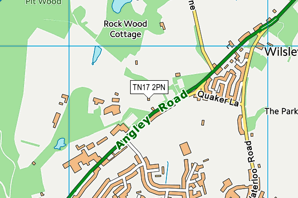 TN17 2PN map - OS VectorMap District (Ordnance Survey) TN17 2PN map - OS VectorMap District (Ordnance Survey)