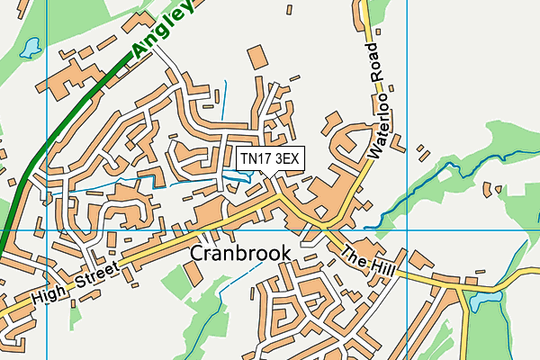 TN17 3EX map - OS VectorMap District (Ordnance Survey) TN17 3EX map - OS VectorMap District (Ordnance Survey)