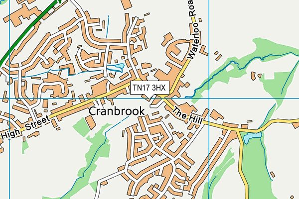 TN17 3HX map - OS VectorMap District (Ordnance Survey) TN17 3HX map - OS VectorMap District (Ordnance Survey)
