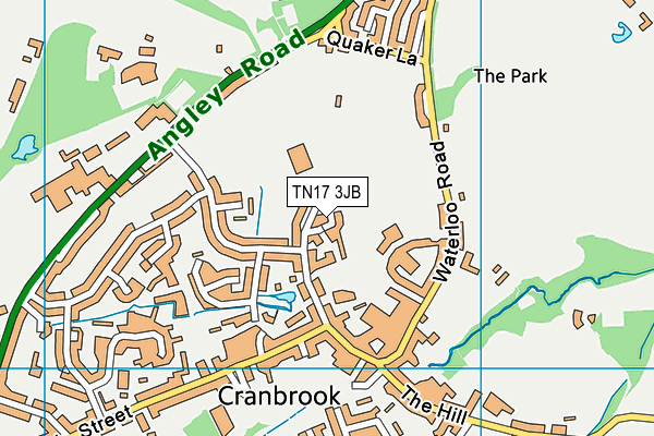 TN17 3JB map - OS VectorMap District (Ordnance Survey) TN17 3JB map - OS VectorMap District (Ordnance Survey)