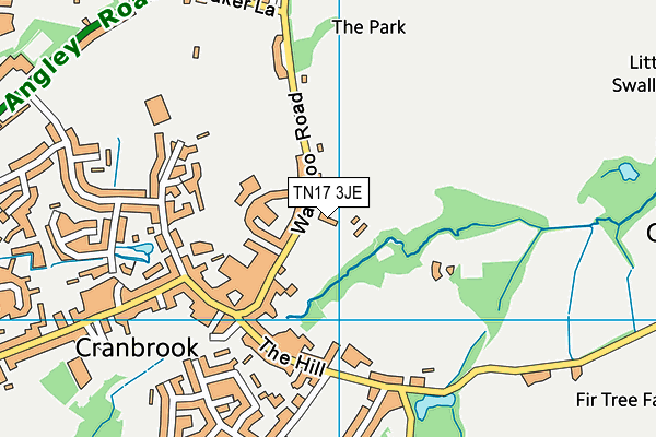 TN17 3JE map - OS VectorMap District (Ordnance Survey)