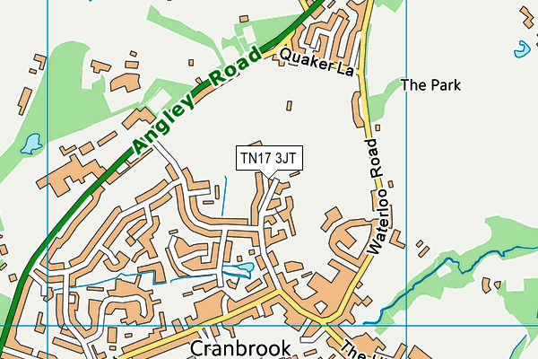 TN17 3JT map - OS VectorMap District (Ordnance Survey)