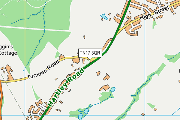 TN17 3QR map - OS VectorMap District (Ordnance Survey)