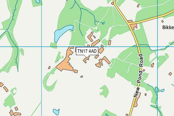 TN17 4AD map - OS VectorMap District (Ordnance Survey) TN17 4AD map - OS VectorMap District (Ordnance Survey)