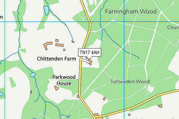 TN17 4AH map - OS VectorMap District (Ordnance Survey) TN17 4AH map - OS VectorMap District (Ordnance Survey)