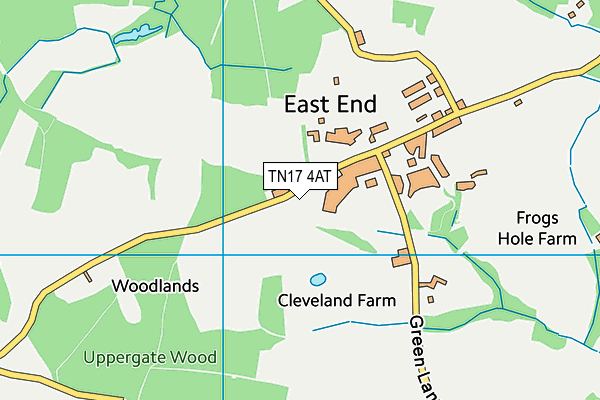 TN17 4AT map - OS VectorMap District (Ordnance Survey) TN17 4AT map - OS VectorMap District (Ordnance Survey)