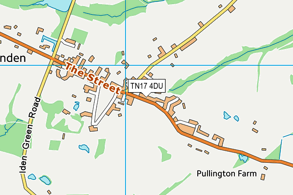 TN17 4DU map - OS VectorMap District (Ordnance Survey)