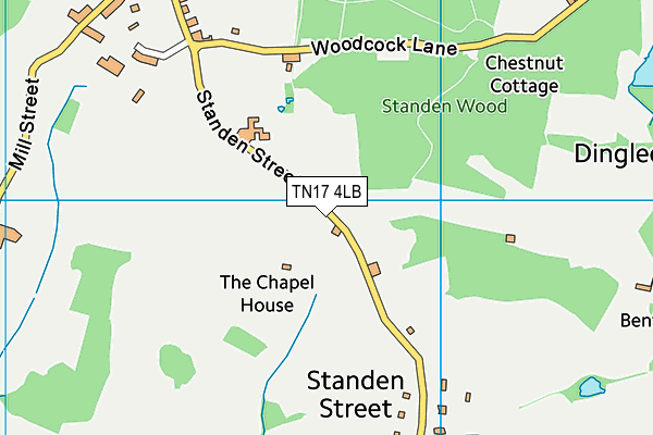 TN17 4LB map - OS VectorMap District (Ordnance Survey)