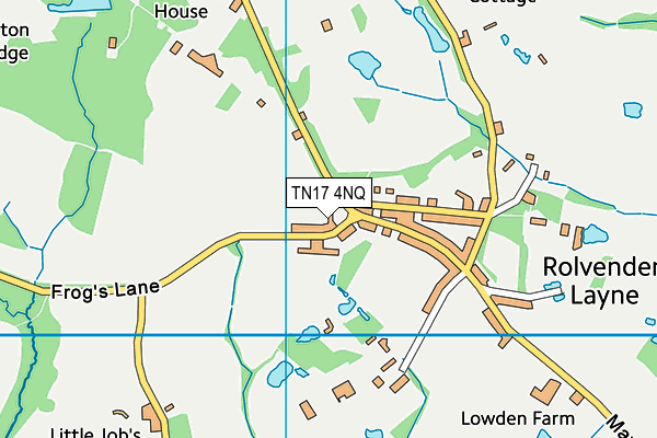TN17 4NQ map - OS VectorMap District (Ordnance Survey) TN17 4NQ map - OS VectorMap District (Ordnance Survey)