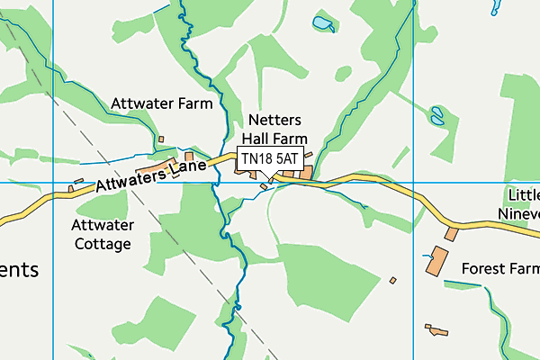 TN18 5AT map - OS VectorMap District (Ordnance Survey) TN18 5AT map - OS VectorMap District (Ordnance Survey)