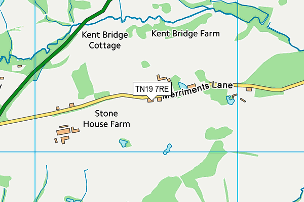 TN19 7RE map - OS VectorMap District (Ordnance Survey) TN19 7RE map - OS VectorMap District (Ordnance Survey)