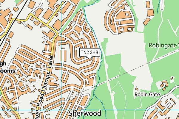 TN2 3HB map - OS VectorMap District (Ordnance Survey) TN2 3HB map - OS VectorMap District (Ordnance Survey)