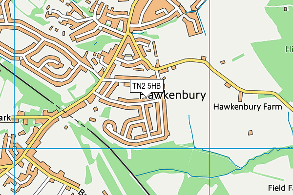 TN2 5HB map - OS VectorMap District (Ordnance Survey) TN2 5HB map - OS VectorMap District (Ordnance Survey)