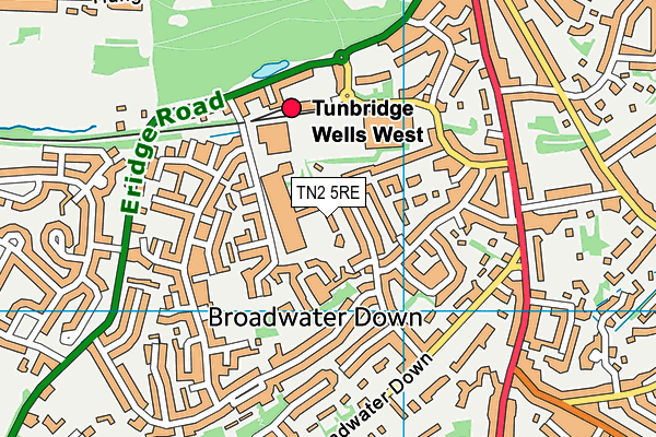 TN2 5RE map - OS VectorMap District (Ordnance Survey) TN2 5RE map - OS VectorMap District (Ordnance Survey)